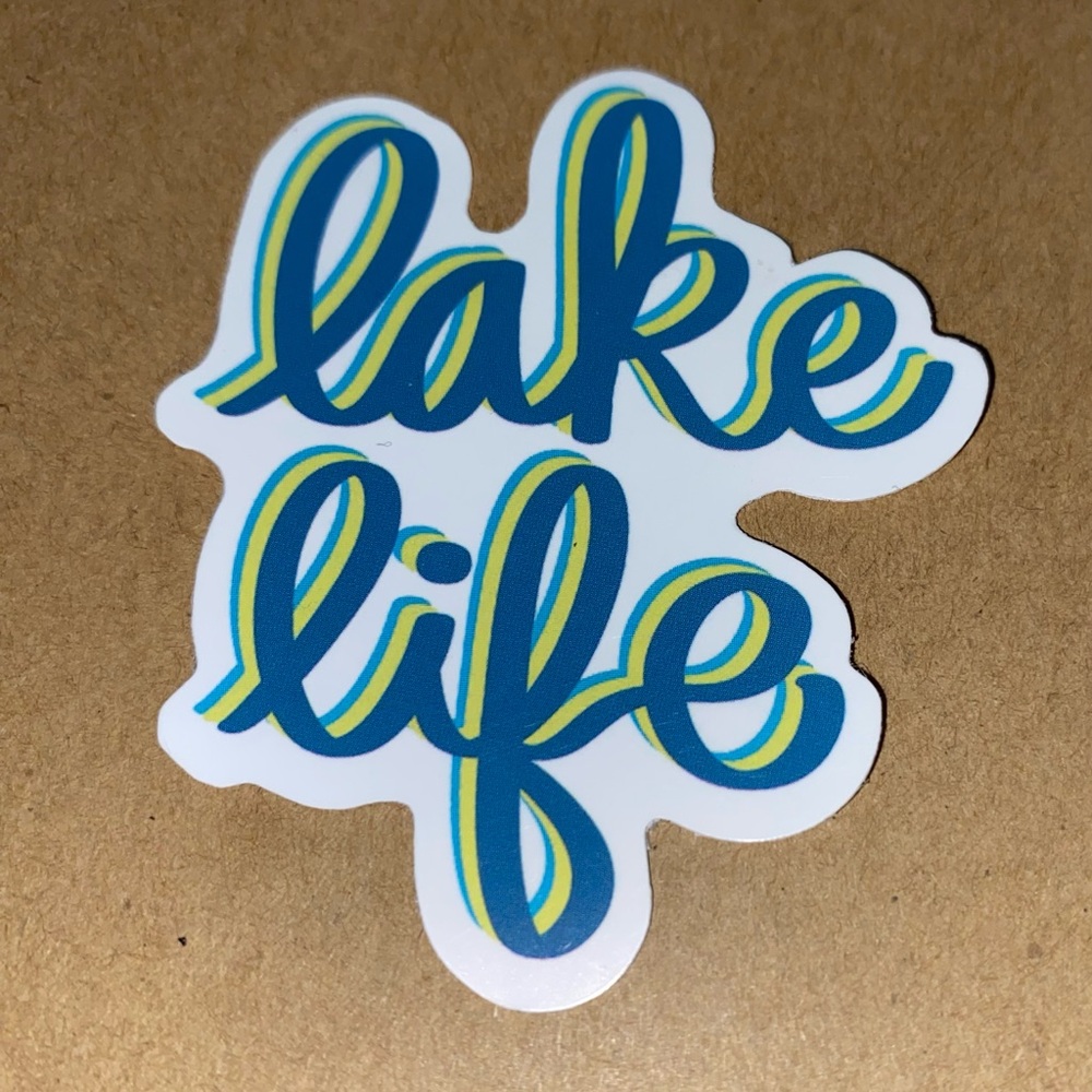 🌈20/$5🌈 Lake Life Sticker